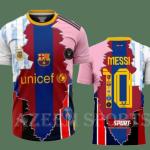 Men's Lionel Messi all club mix shirt
